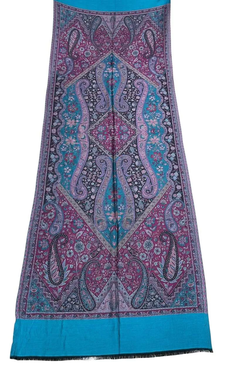 Luxurious Fine Wool Jamawar Stoles in Bengaluru - Elevate Your Style -  - Buy Online at CAVERY COTTAGE EMPORIUM
