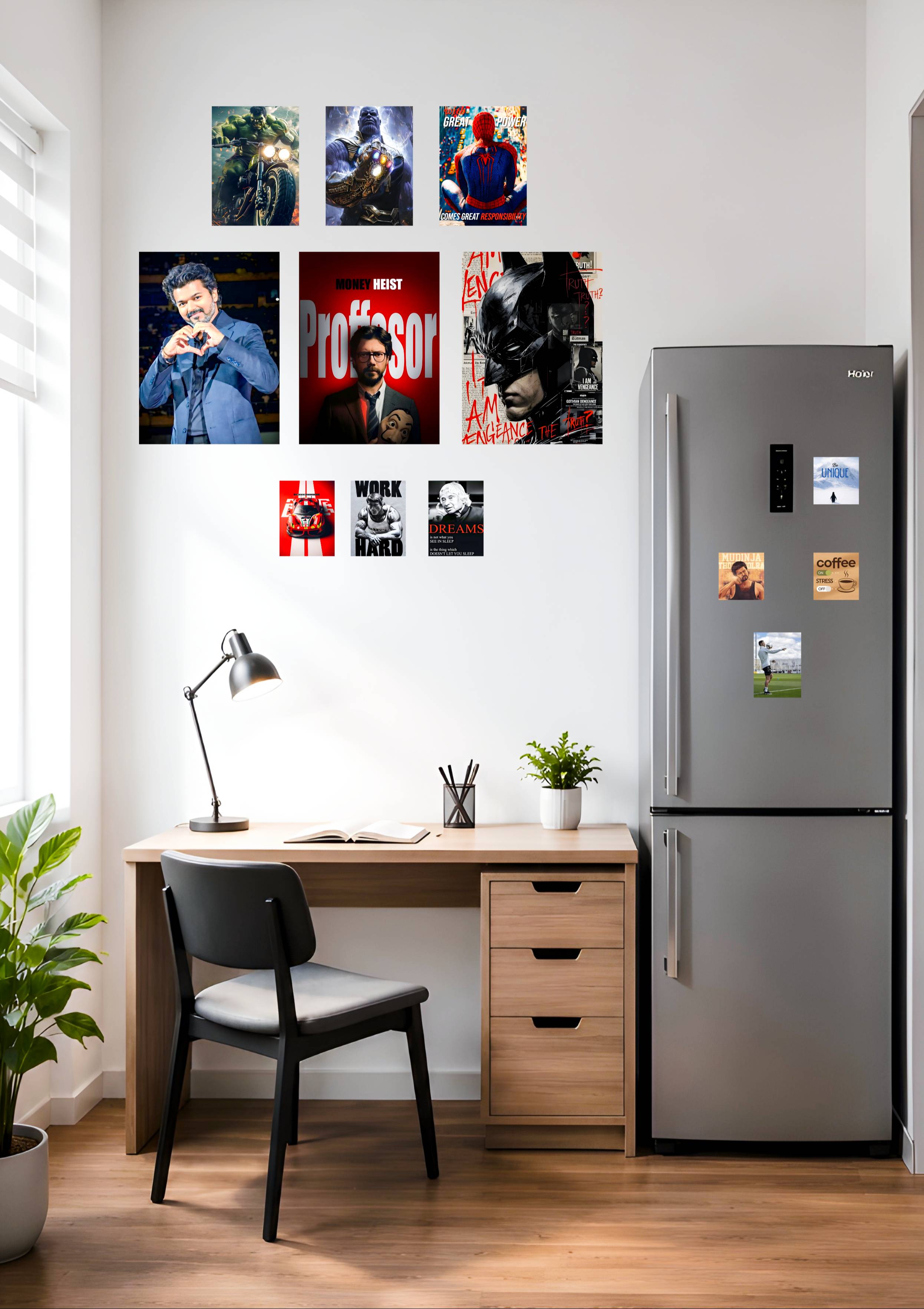 Customizable FAN Power Pack Kit – includes two A4, four A5, six A6 posters and magnets, vibrant colors, premium quality in Ra