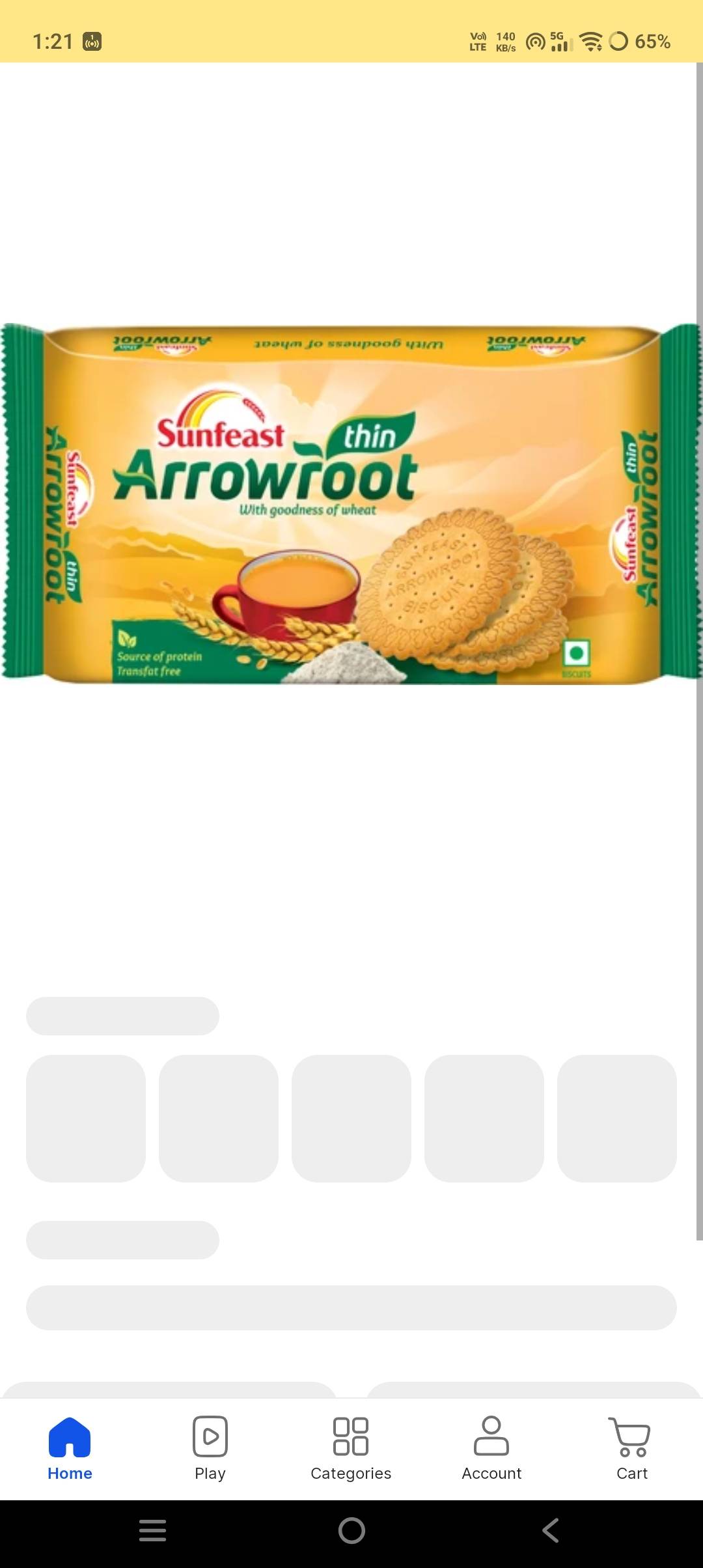 Sunfeast Thin Arrowroot Biscuits in Na Ali - Wheat Crafted Delight -  - Buy Online at A B ENTERPRISE