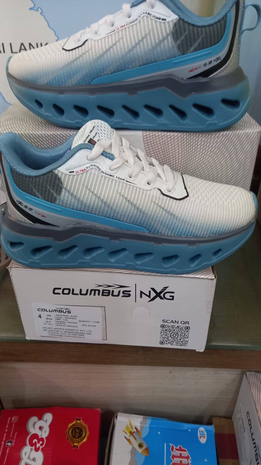 Columbus NXG Running Shoes in Pipli Bajar: Advanced Dynamic Foam Cushioning -  - Buy Online at SHREE BALAJI AGENCY
