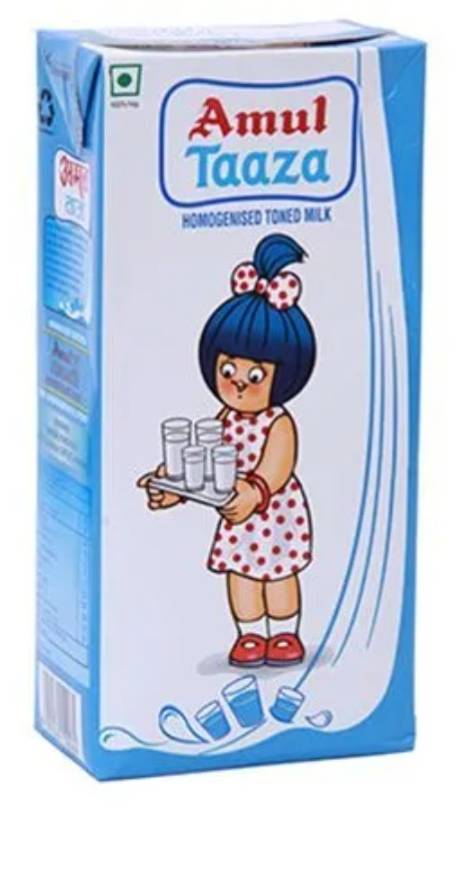 Bottle of Amul Taaza Milk in Nagaon, Assam showcasing freshness and purity