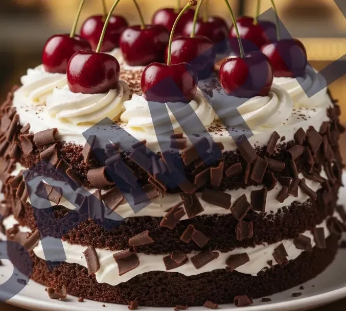 Black Forest Cake in Village Bir Kalwaberthla Road - Rich Layers of Chocolate and Cream -  - Buy Online at SONIA KARYANA STORE