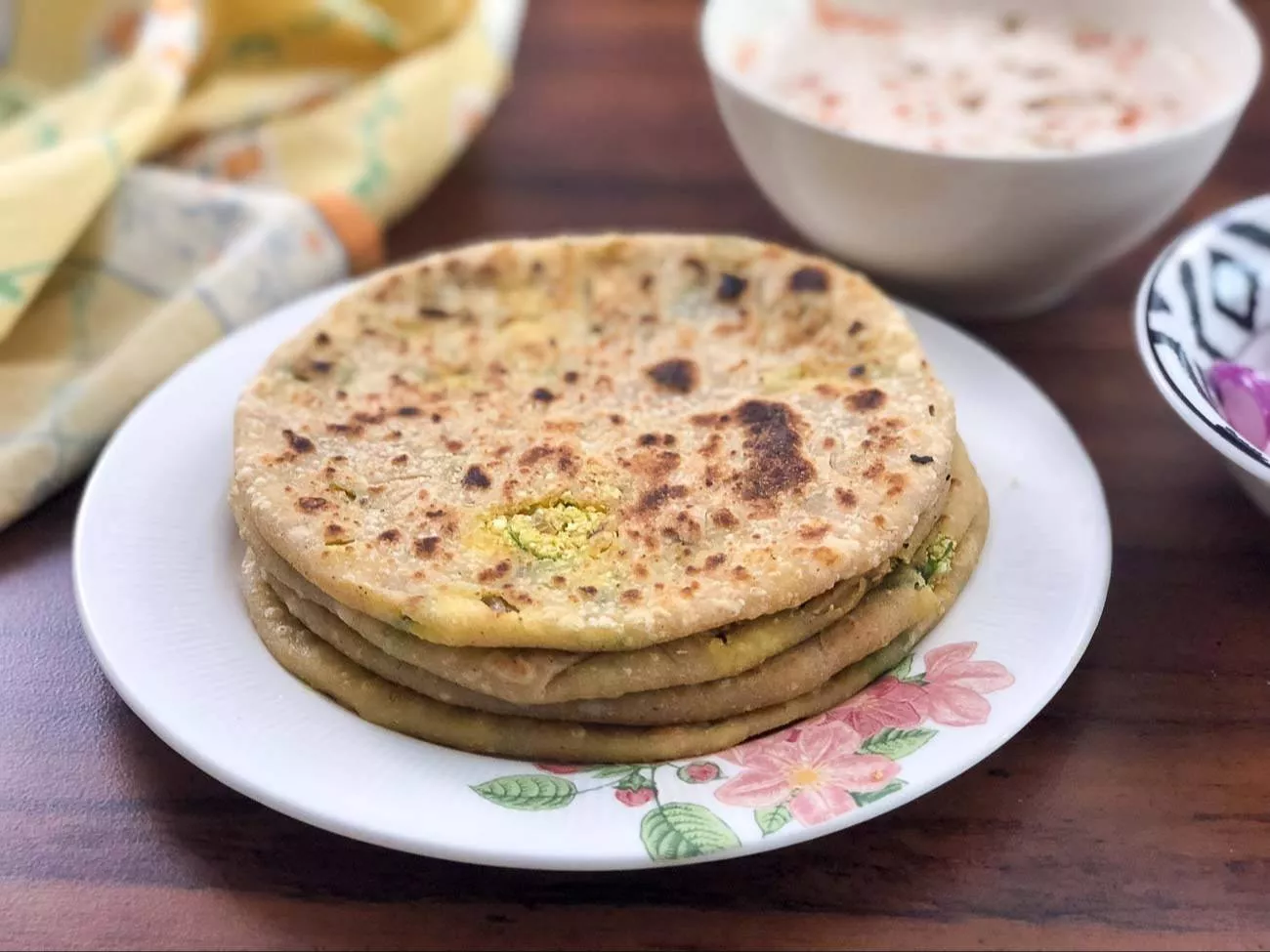 Indian Cuisine: Aloo Paratha in Kharar - Soft and Delicious -  - Buy Online at THALI STHAN