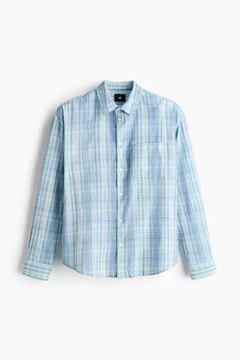Men's Casual Blue Plaid Shirt in Batala: Comfortable Daily Wear -  - Buy Online at RAHUL MAHAJAN
