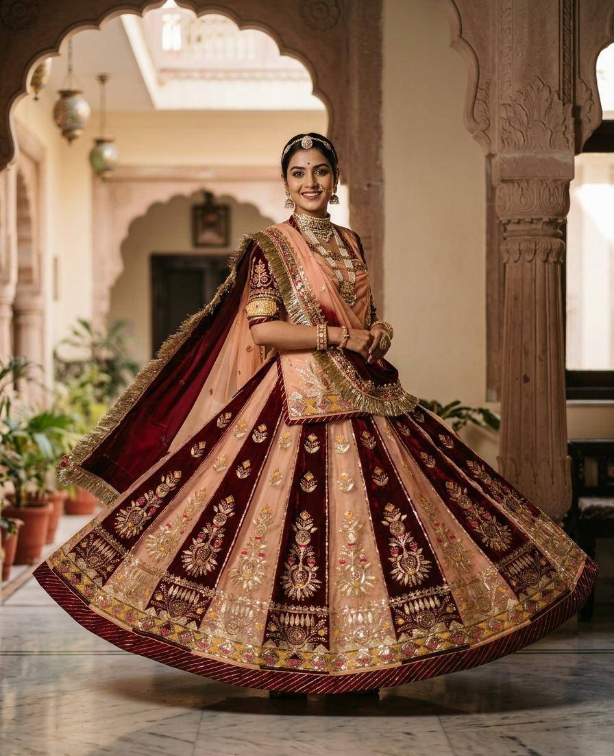 Rajputi Poshak in Dungla Rajasthan: Elevate Your Traditional Style -  - Buy Online at DHARMA COLLECTION