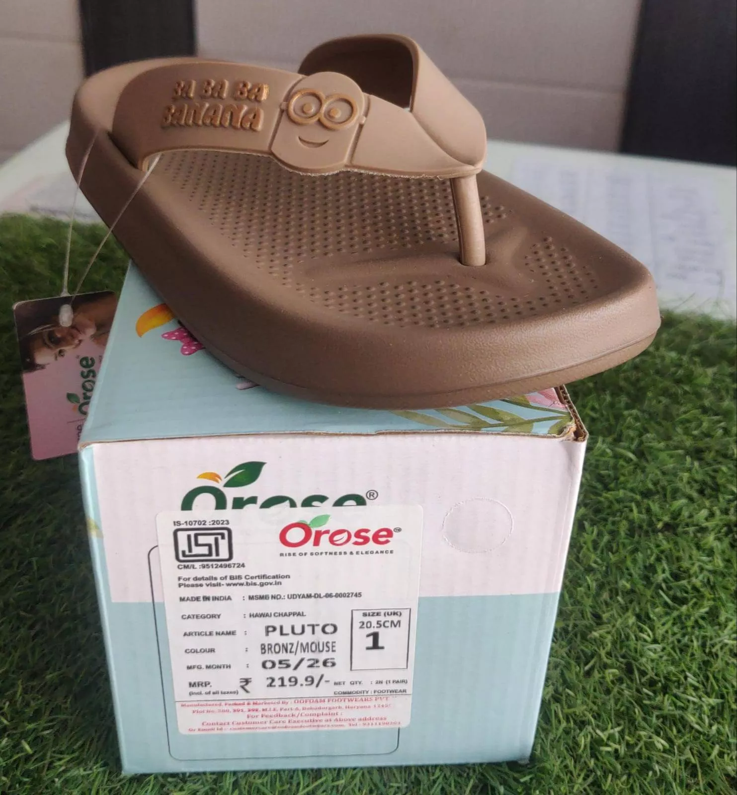 Orose Pluto Hawaai Chappal in Rajsamand - Stylish and Comfortable Footwear -  - Buy Online at PRINCE SHOES PALACE