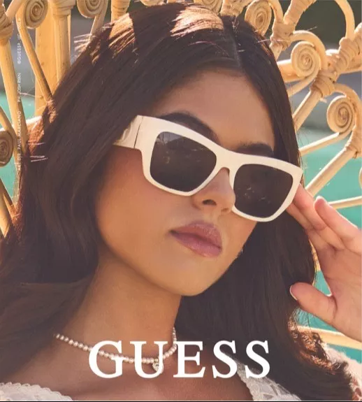 Stylish Guess Women's Fashion Sunglasses featuring a chic design in Indore, perfect for trendy outfits.