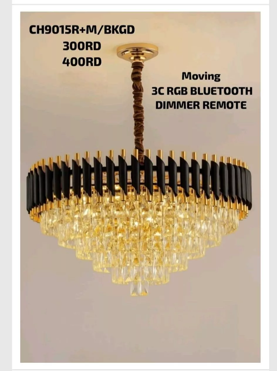 Chandelier Black Mamba featuring RGB lighting and Bluetooth connectivity in Shri Ganganagar, showcasing a modern and stylish 