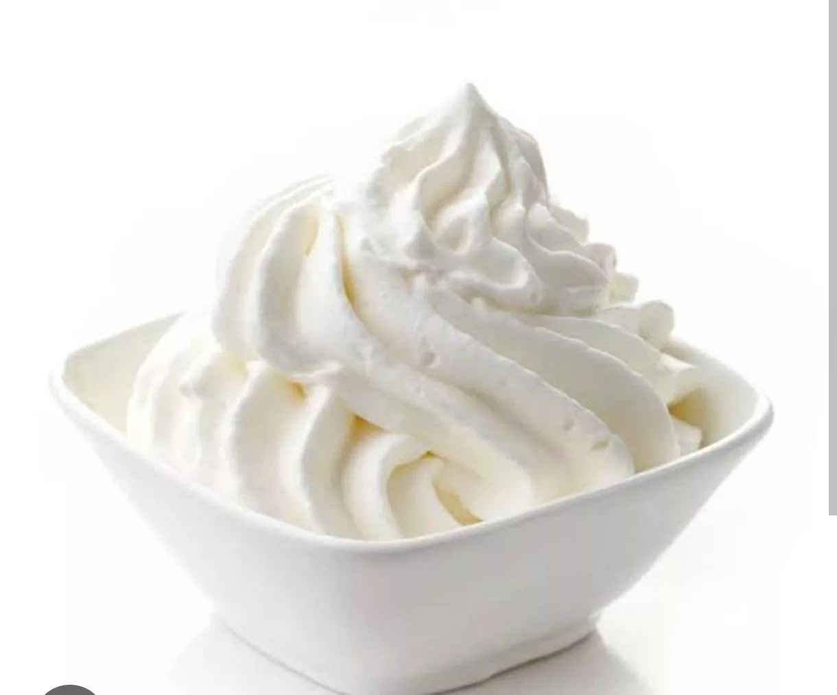 Rich and creamy dairy cream from VIRK MILK DAIRY in ISMAILABAD, perfect for enhancing dishes and desserts.