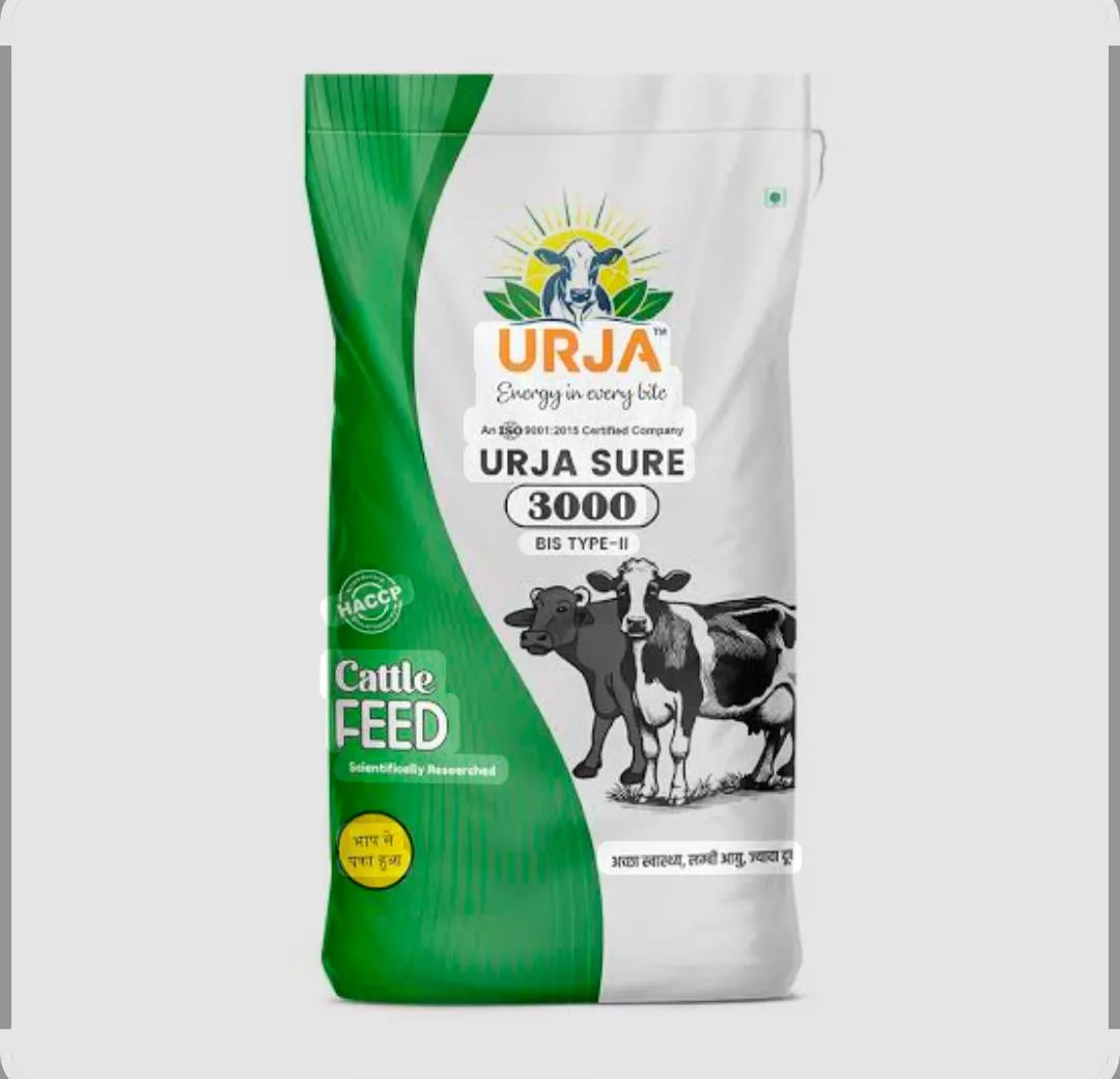 Urja Sure 3000 animal feed supplement in GOLA GOKARAN NATH, featuring premium quality packaging and nutritional details.