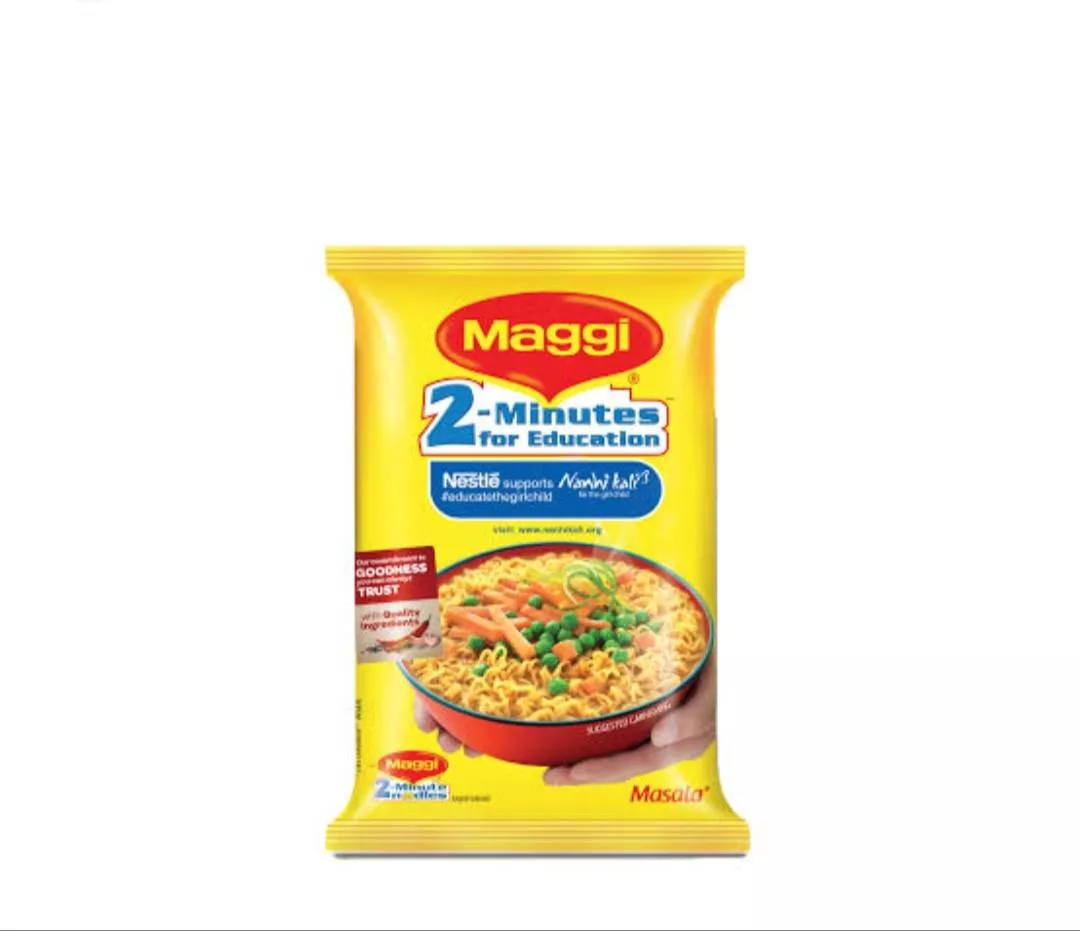 Delicious Maggie noodles ready to eat from VISHAL CHOPRA in RADAUR, served in a bowl with seasoning visible.