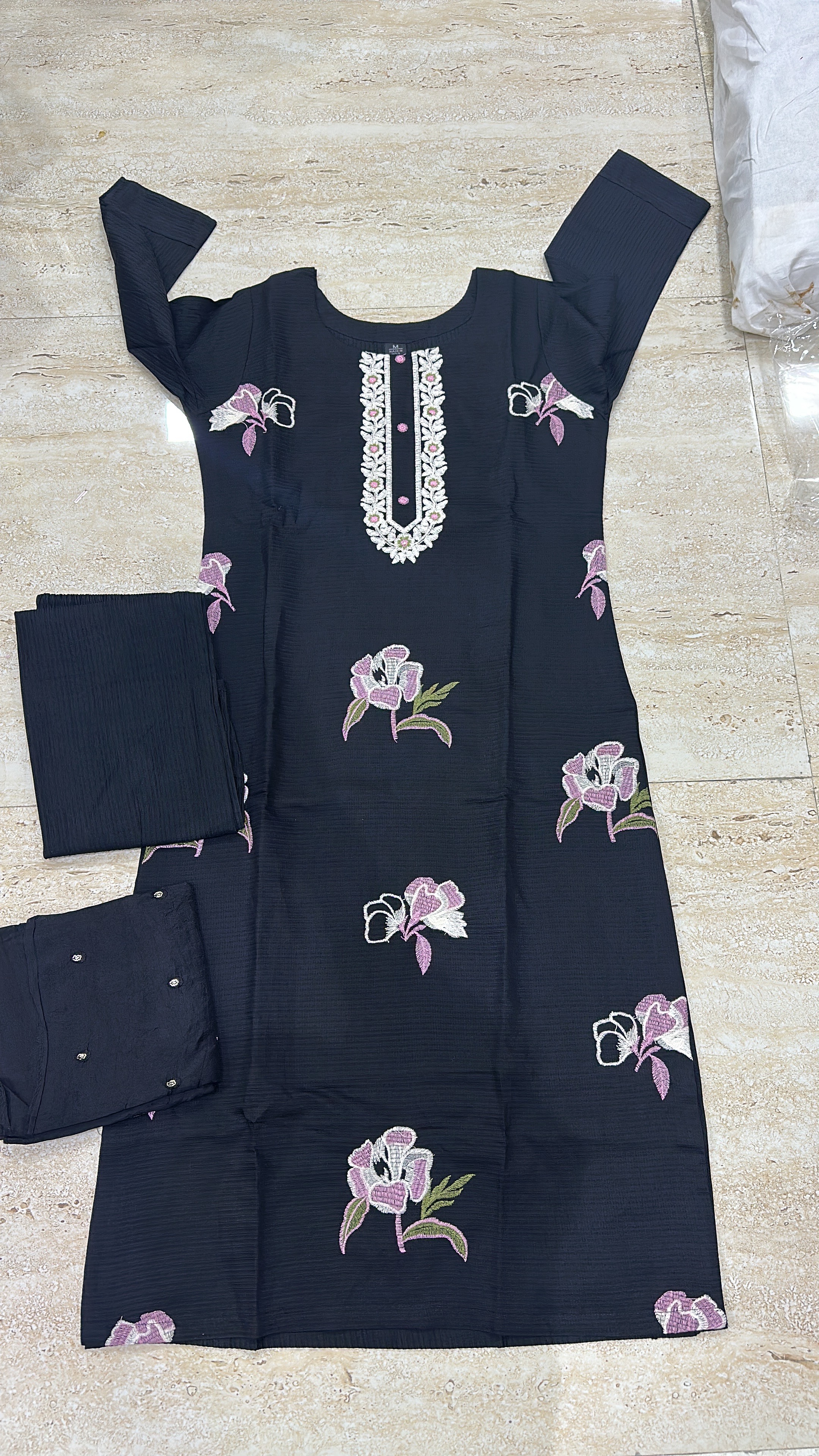 Stylish fabric kurta set in Sira featuring beautiful colors, ideal for office wear, designed for comfort and elegance