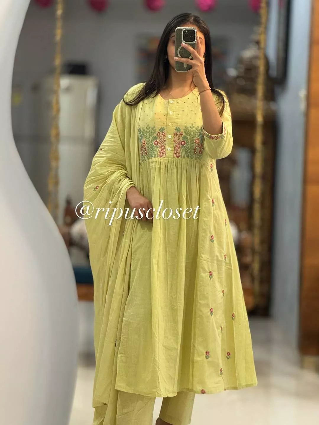 Cotton Yellow Kurta Pant Dupatta Set in Vasant Vihar, featuring elegant designs and comfortable fit, perfect for formal occas