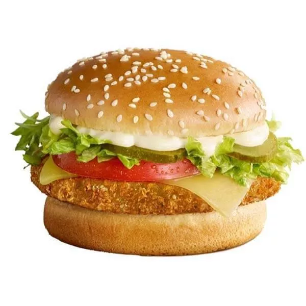 Delicious Vegetarian Burger featuring colorful vegetables and spices, served at AMIT KUMAR in Dhariwal.