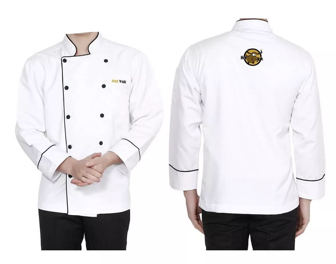 Stylish and durable Chef Coat Chef Uniform in New Delhi featuring a professional design suitable for culinary experts.
