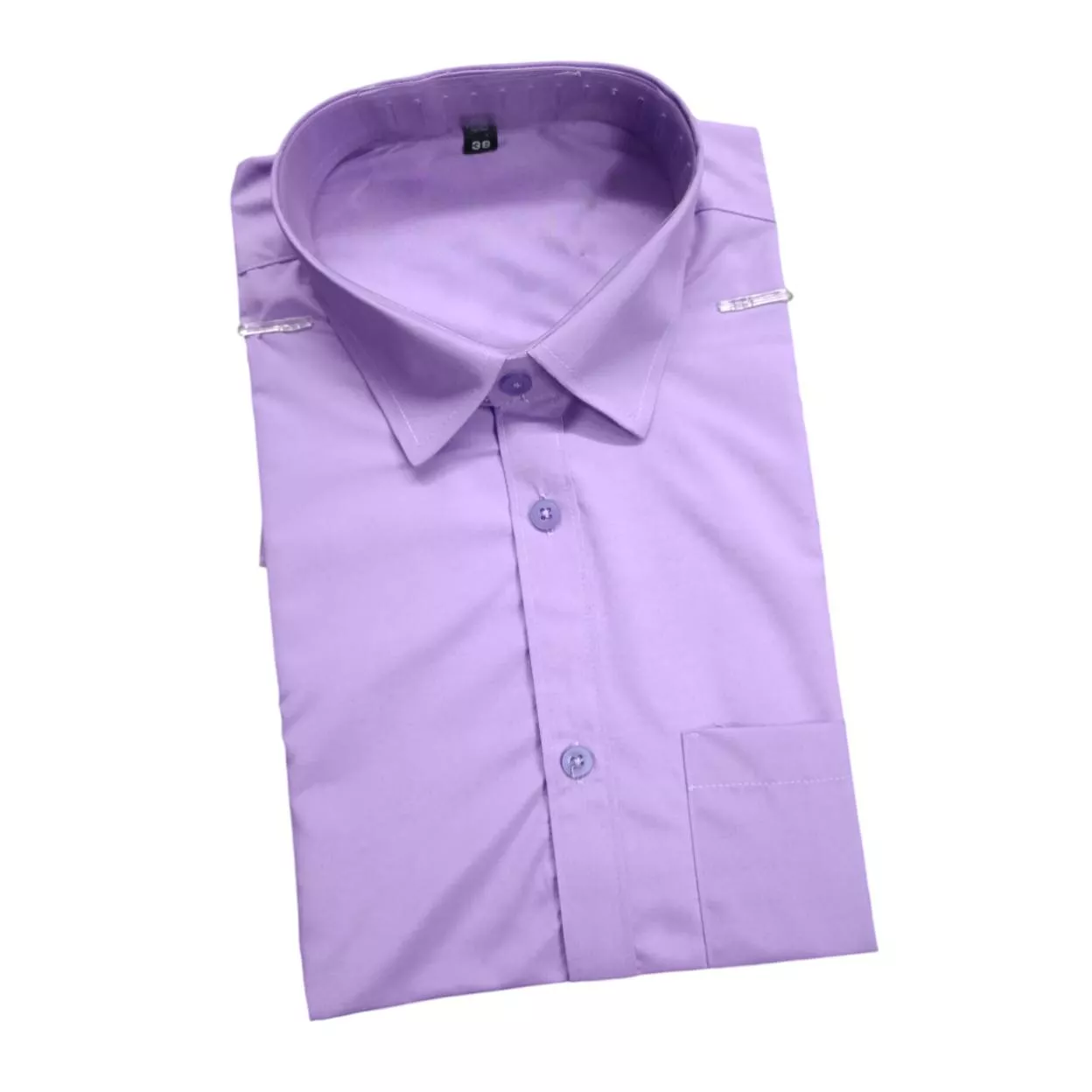Classic lavender formal shirt designed for men, featuring a crisp look, from D K UNIFORMS in Delhi.