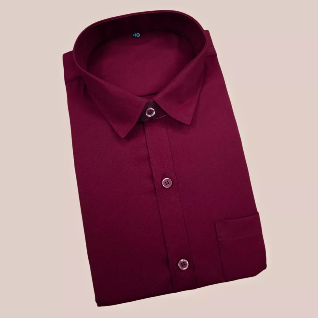 Classic maroon formal shirt with long sleeves and regular fit from D K UNIFORMS in Delhi, perfect for business and formal eve