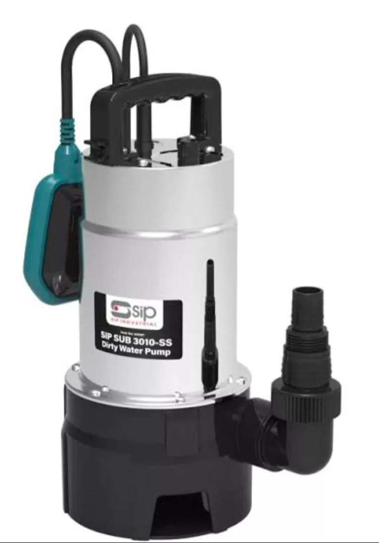 SIP SUB 3010-SS Dirty Water Pump made of stainless steel, showcasing its robust design ideal for dirty water removal in Sandh
