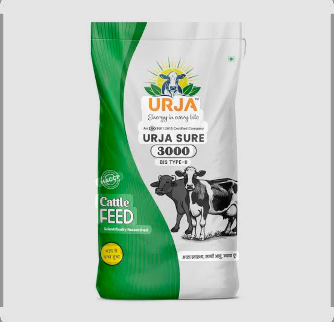 25 Kg bag of Urja Sure 3000 Animal Feeds designed for livestock health, available in GOLA GOKARAN NATH
