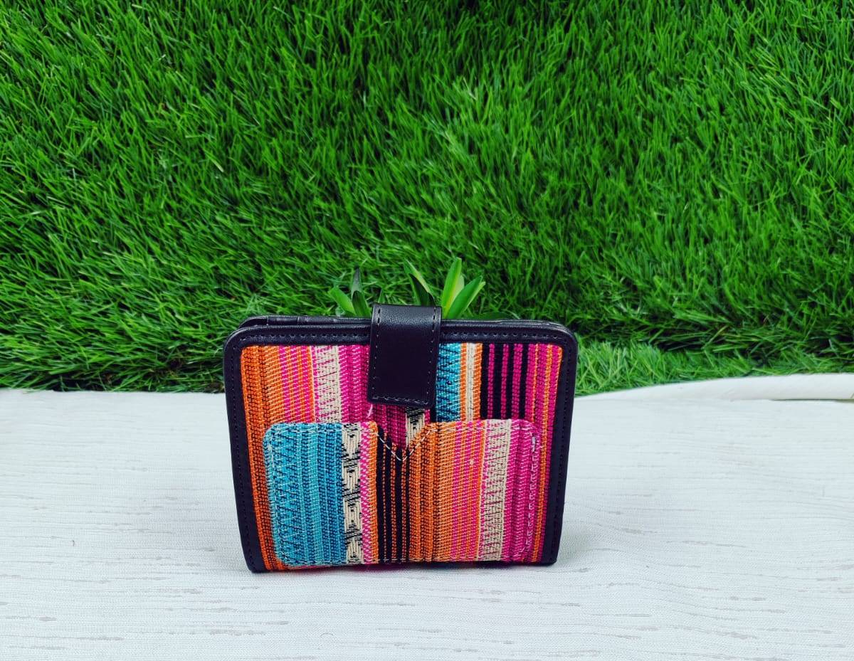 Stylish Azzraa Women's Mini Jacquard Wallet in Jaipur with multiple organization pockets, perfect for daily use.