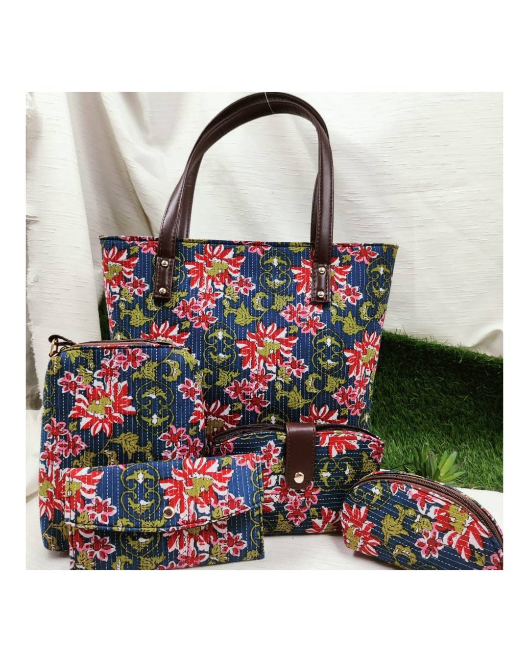Five stylish accessories from Azzraa Fashion Accessories in Jaipur arranged elegantly, showcasing variety and convenience for - Image 2