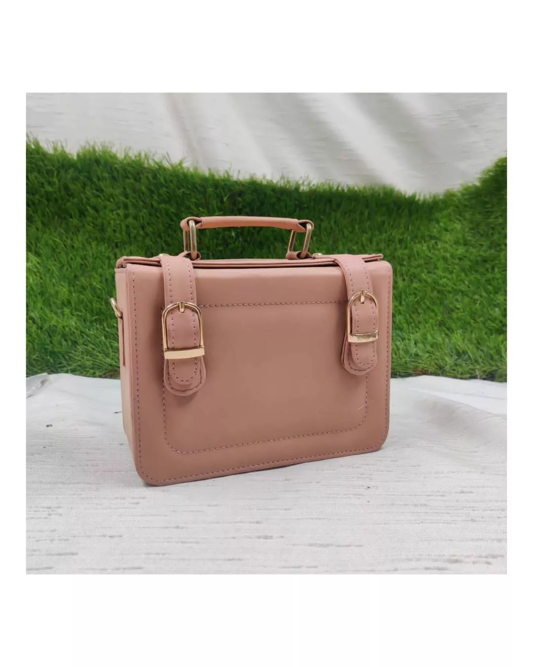 Stylish Fashion/Jacquard with PU Box Bag in Jaipur featuring elegant jacquard design and durable material, perfect for fashio - Image 2