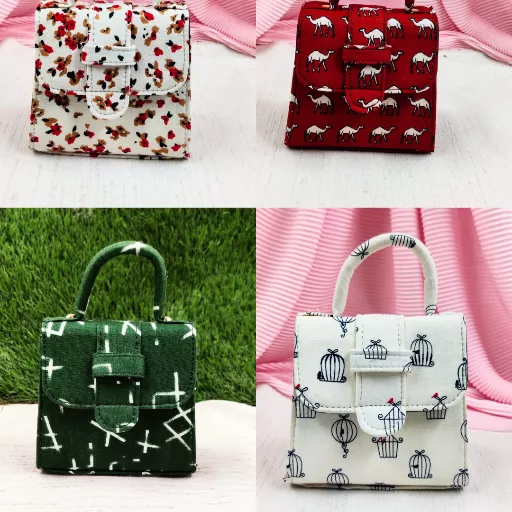 Chic floral print Azzraa Mini Chiq sling bag with structured design — stylish accessory in Jaipur