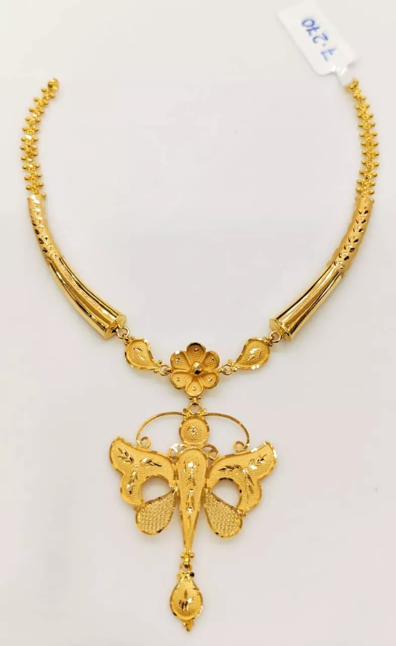 Traditional Gold Plated Necklace in Bankura