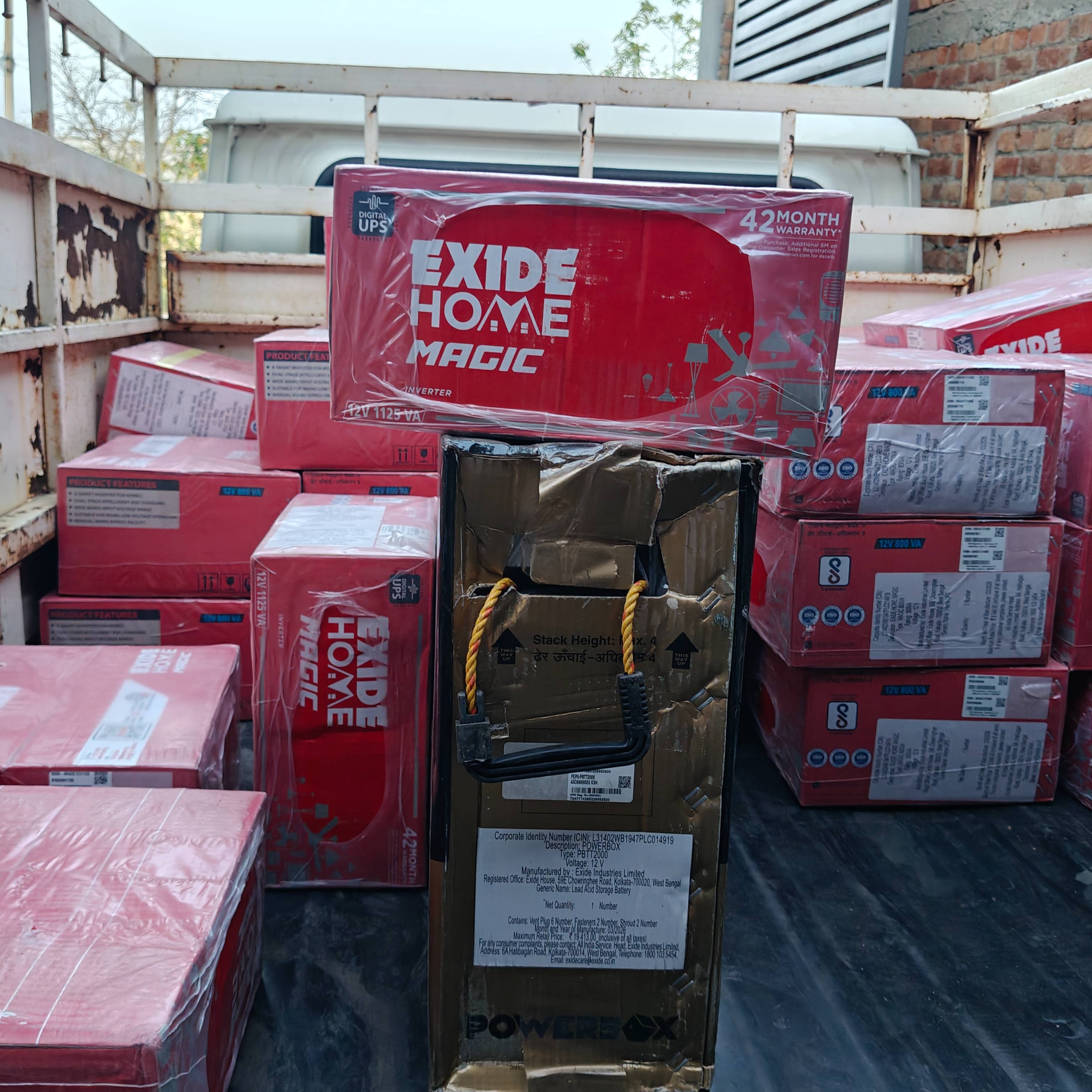 Exide Home Magic Inverter Battery displaying its robust design and features, available at New Malhotra Industries in Sangrur.