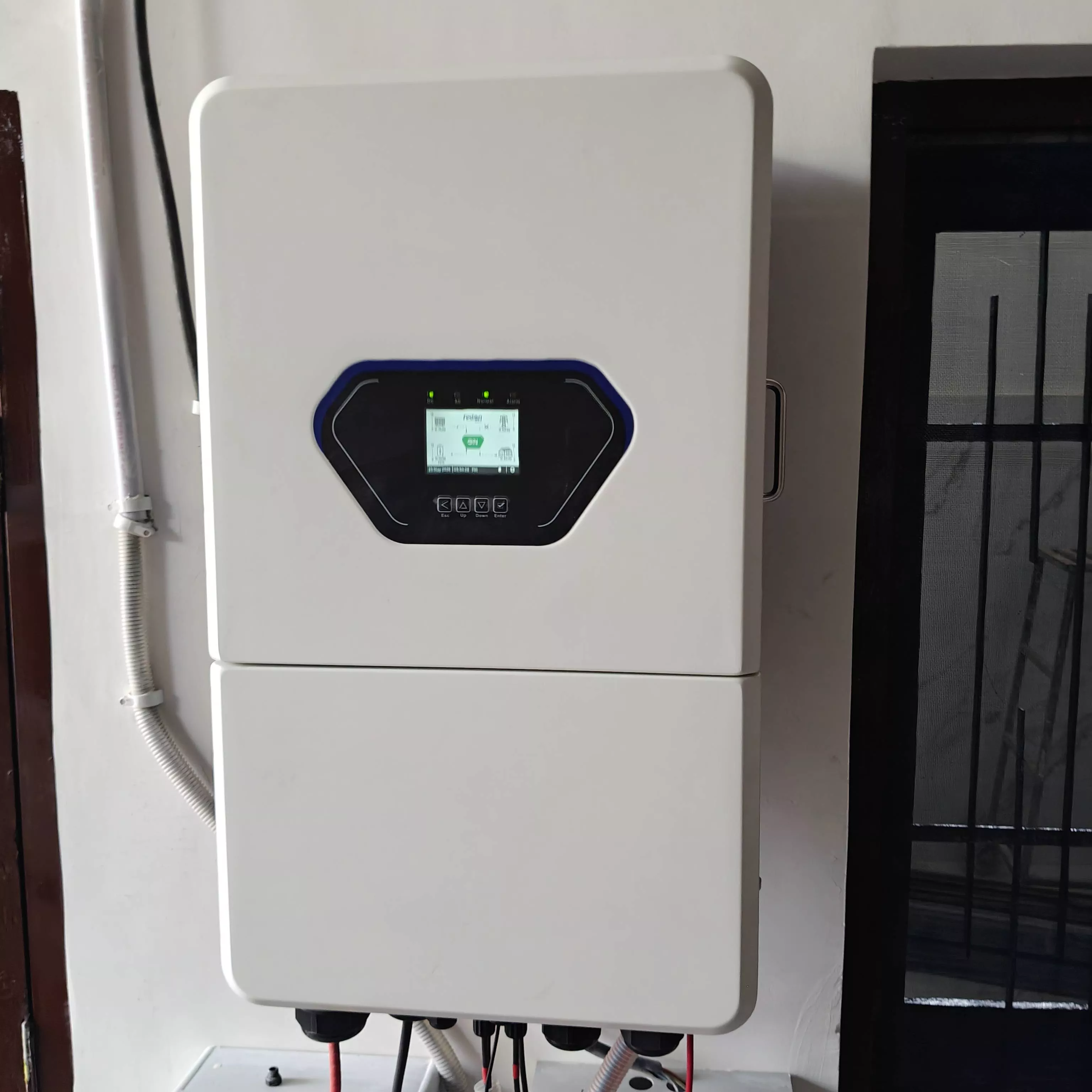 Efficient Hybrid Solar Inverter with LED display for seamless energy conversion, available at NEW MALHOTRA INDUSTRIES in Sang