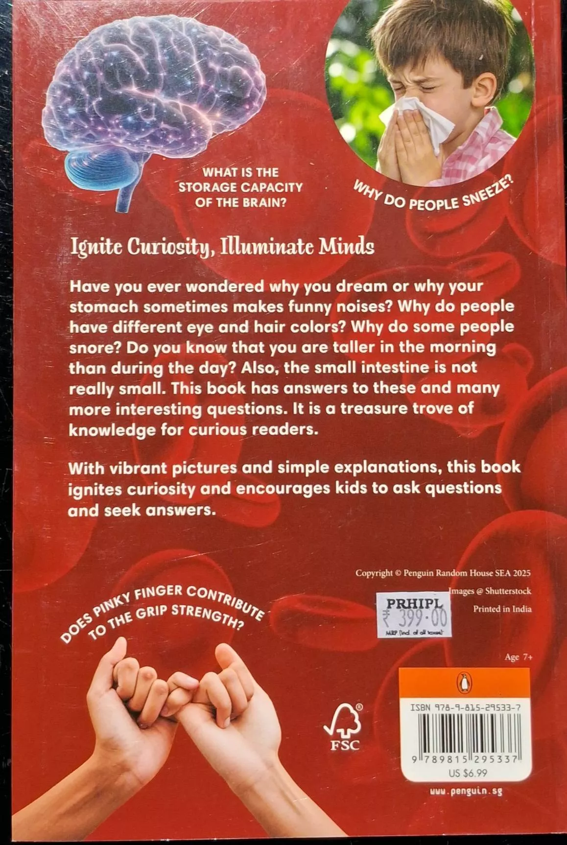 A colorful cover of '101 Q&A on the Human Body' showcasing intriguing questions designed for young readers, available in Luck - Image 1