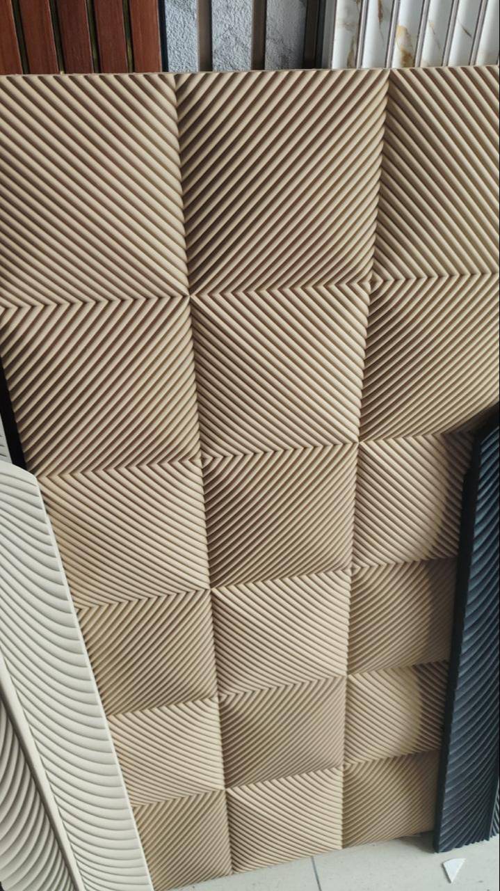 Stylish 3D textured wall panel in Raebareli featuring modern design elements suitable for home interiors. - Image 4