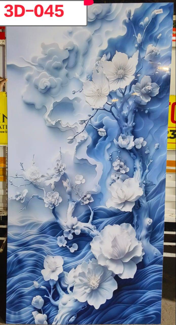 PVC UV Digital Marble Sheet in Raebareli featuring an elegant design ideal for modern interiors, showcasing a marble effect w