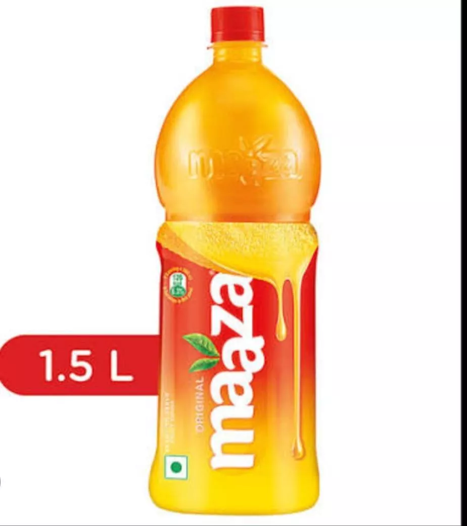 Mazzza Cold Drink bottle showcasing its vibrant packaging and refreshing appeal, available at Munish Kirana Store in Gola.