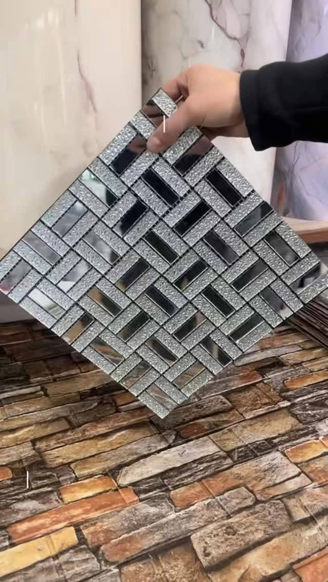 Colorful Mosaic Glass Wall Tile showcasing elegant design in Raebareli - Image 1