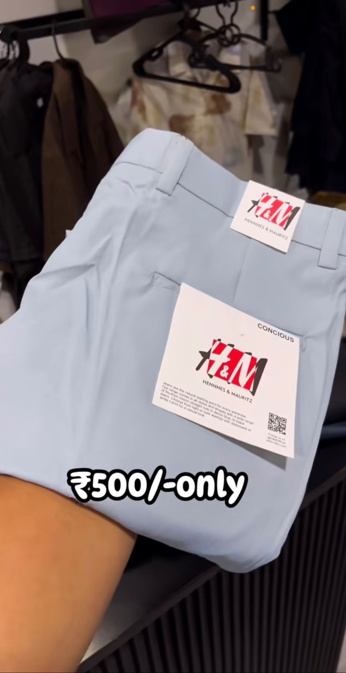 Stylish Chinos Light Blue displayed in Imphal, showcasing comfort and fashion.