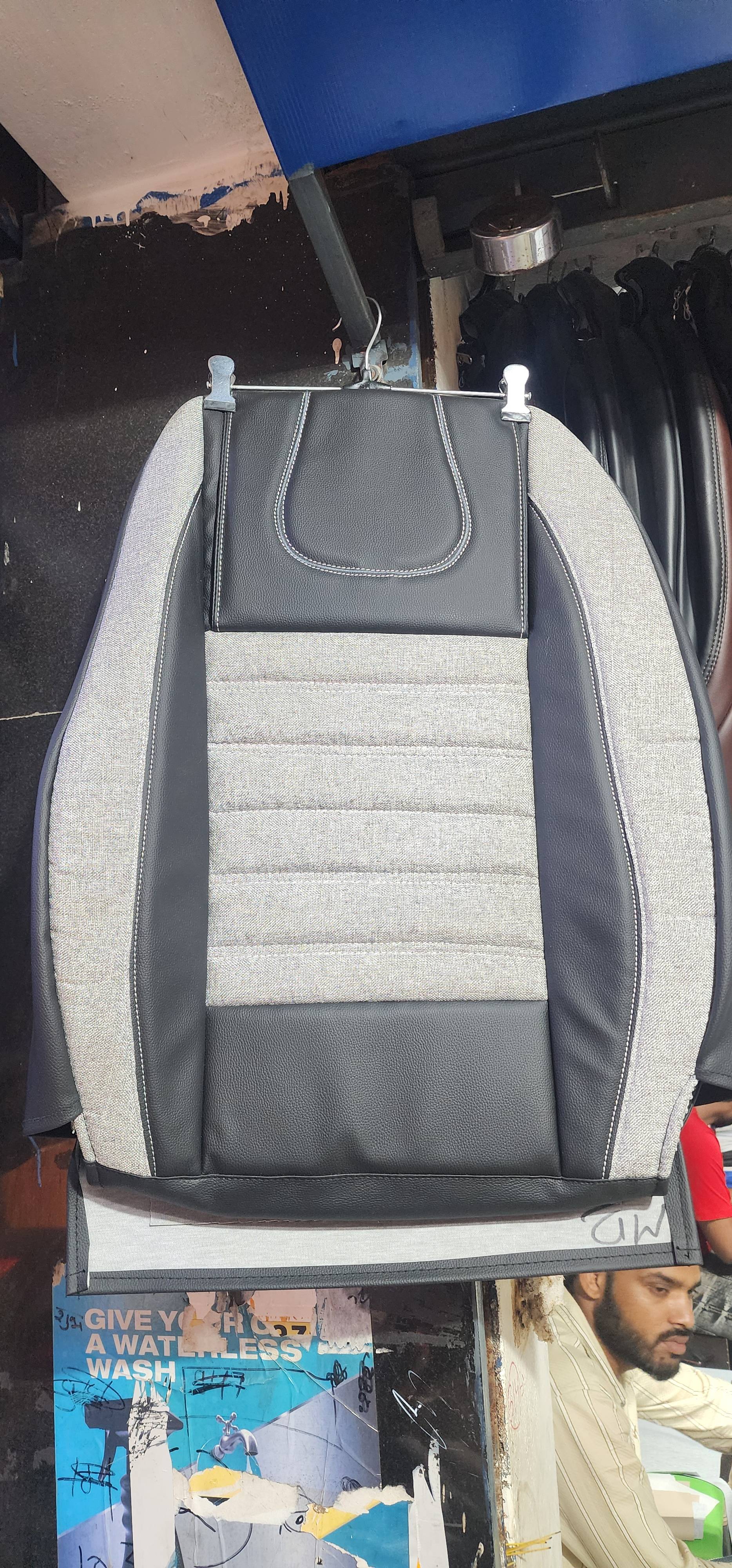 Stylish Car Seat Cover showcasing premium fabric and leatherette in Indore