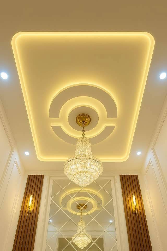 Stylish Gypsum False Ceiling showcasing elegant design in Raebareli