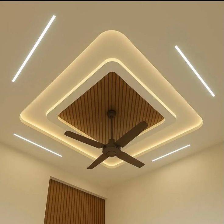 Stylish Gypsum False Ceiling showcasing elegant design in Raebareli - Image 2