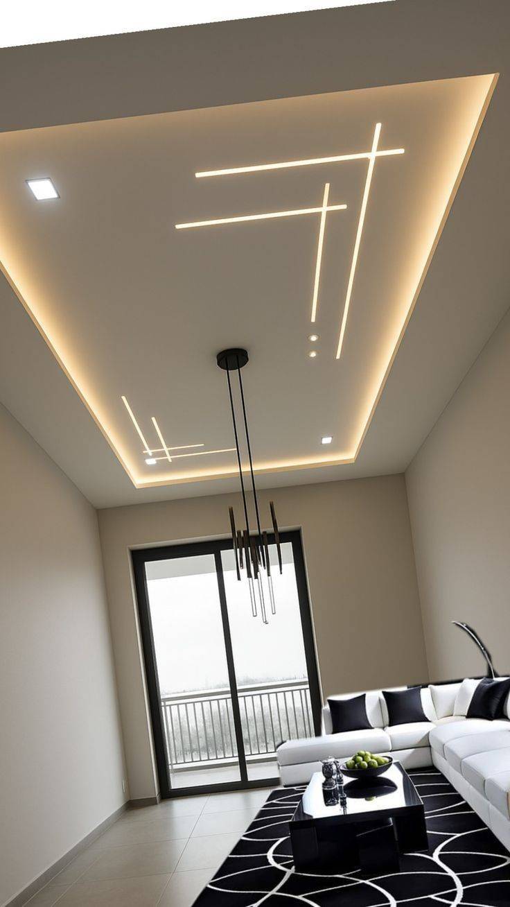 Stylish Gypsum False Ceiling showcasing elegant design in Raebareli - Image 3