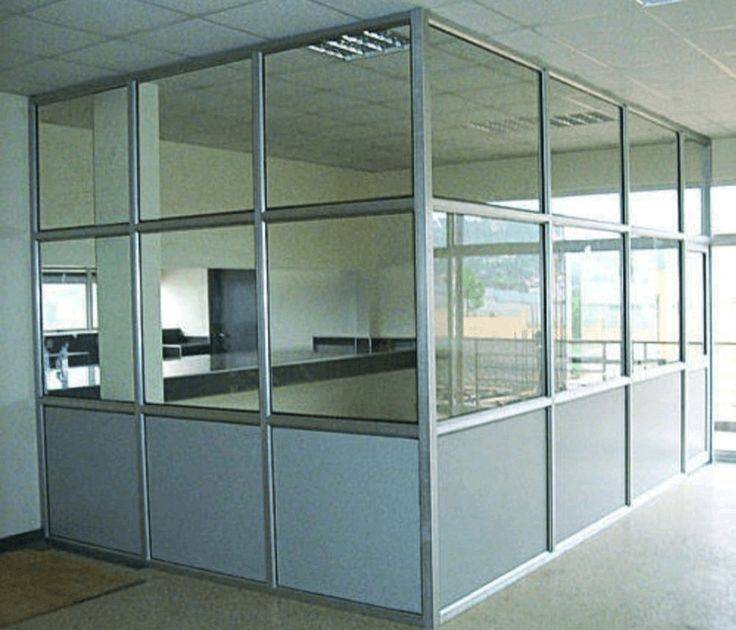 Stylish Aluminium Partition and Door design in Raebareli, showcasing modern aesthetics and functionality.