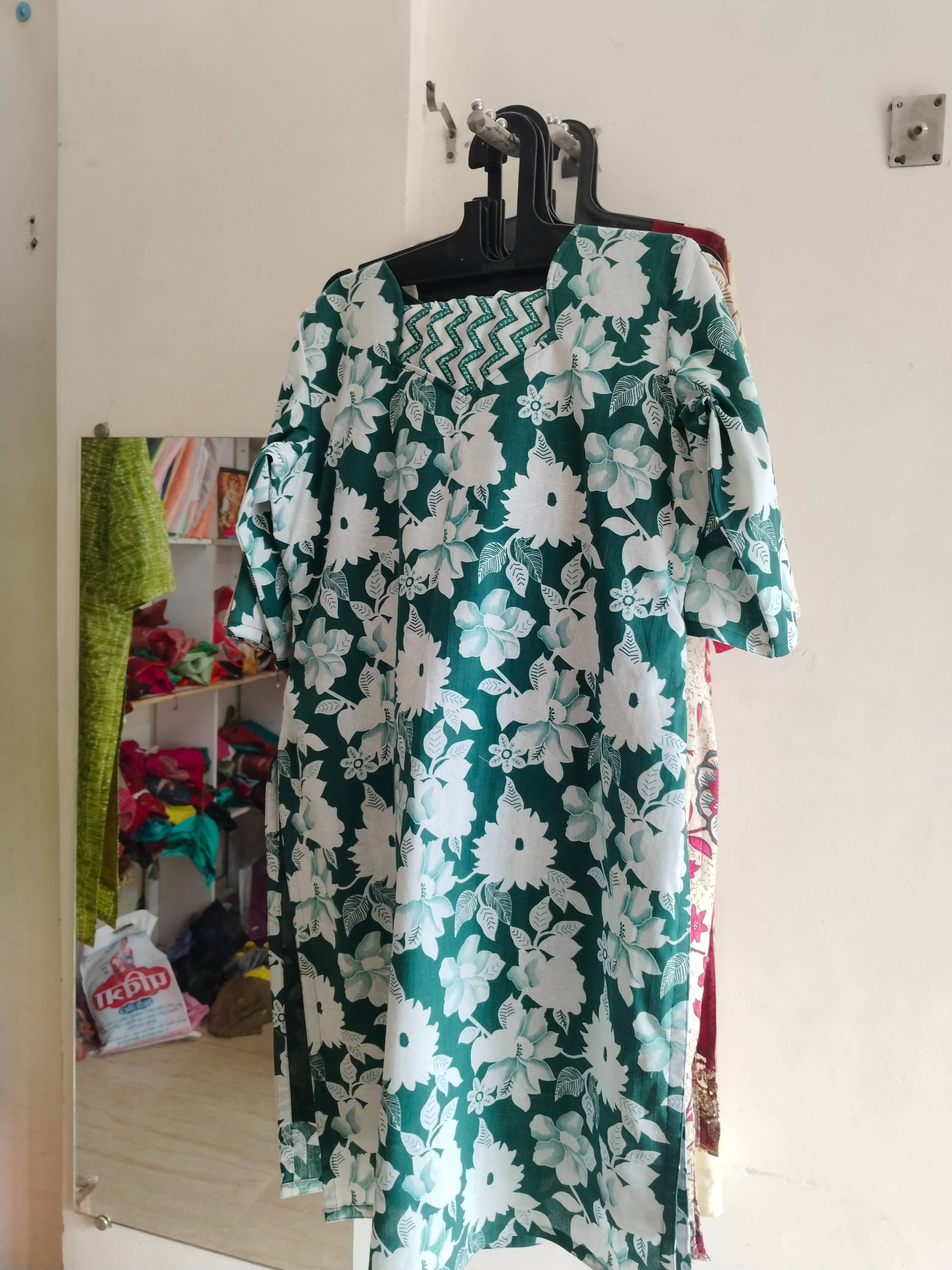 Elegant Floral Printed Kurti design in AHMEDNAGAR