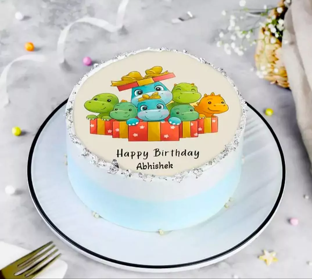 A delicious cake with rich frosting displayed in Goraya, perfect for celebrations at SWEET BAKES AND BITES BY DEEPSHIKHA.