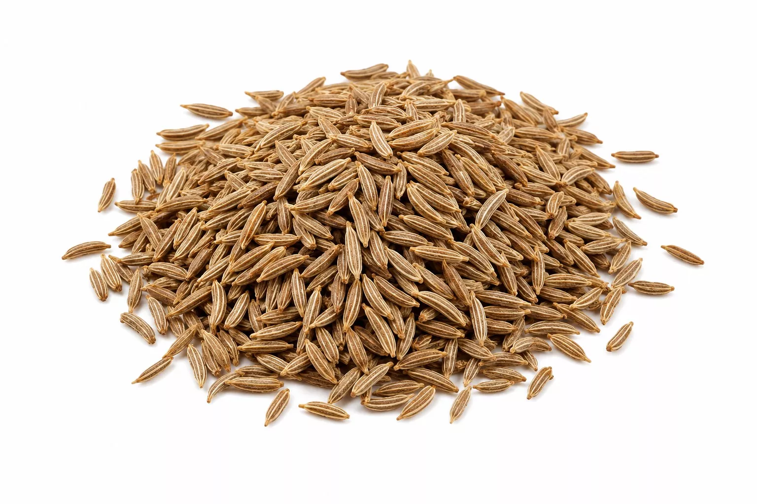 Whole cumin seeds in a bowl showcasing rich aroma, available in New Delhi