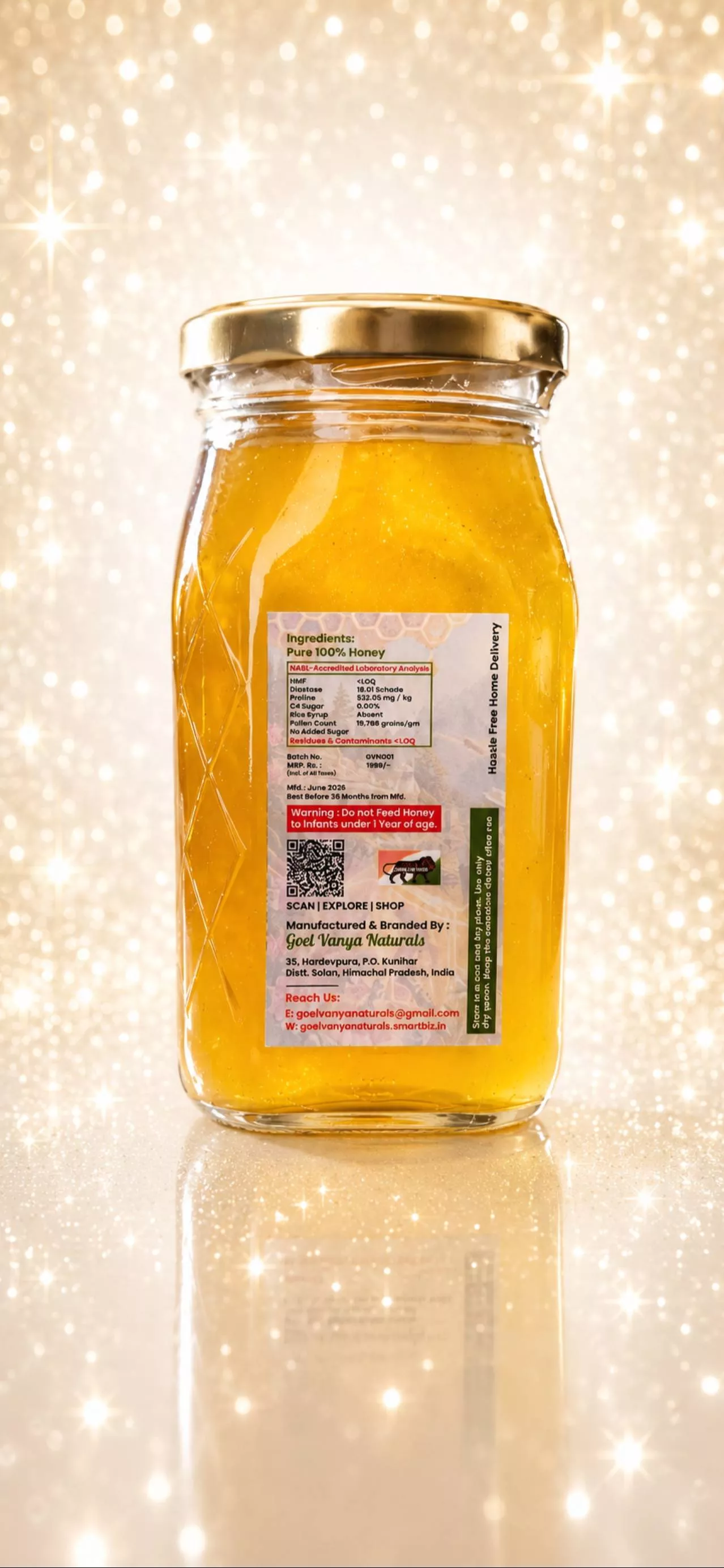 Pure forest honey from Himalayan farms, Solan - Image 2