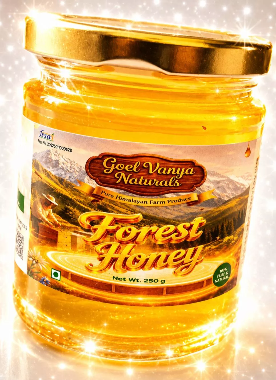 Pure forest honey from Himalayan farms, Solan