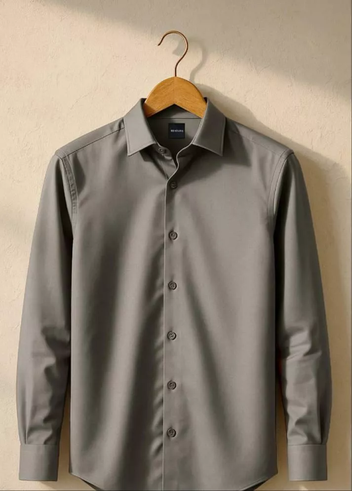 PREMI ENTERPRISES - Classic Grey Formal Shirt in IMPHAL