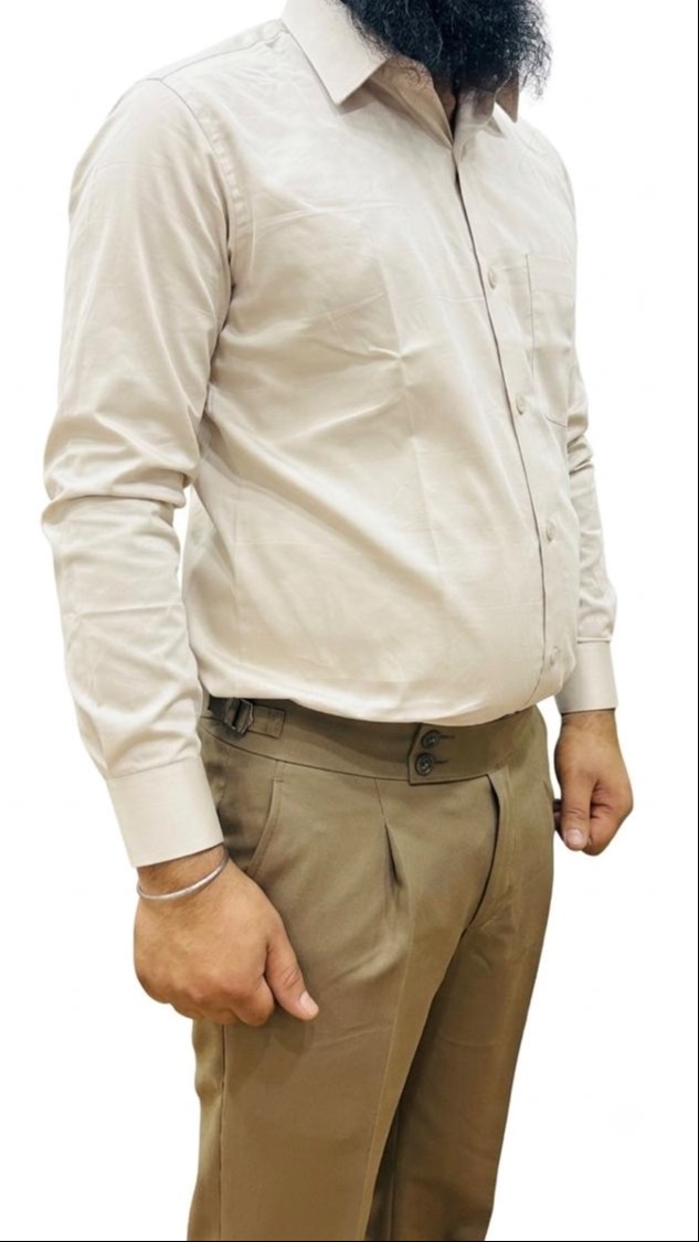 Chic Linan shirt and cotton trouser set in Hanumangarh