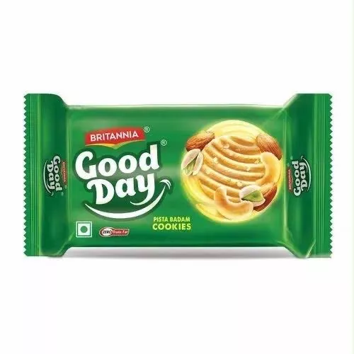 Crunchy Pista Badam Cookies from Kalsian Kalan featuring pistachios and almonds.