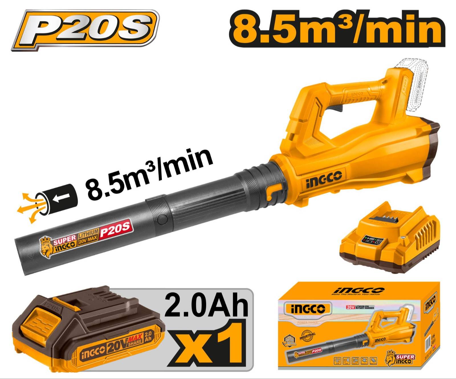 Cordless Leaf Blower P20S with ergonomic design in Udaipur